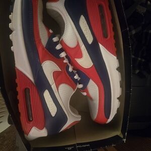 Nike Kids Red, Navy & White Retro Air Max Sneakers
